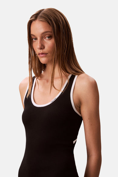 Kleedje met korte mouwen - zwart