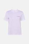 Effenchemise Calvin Klein wit met korte mouwen en geborduurd logo.