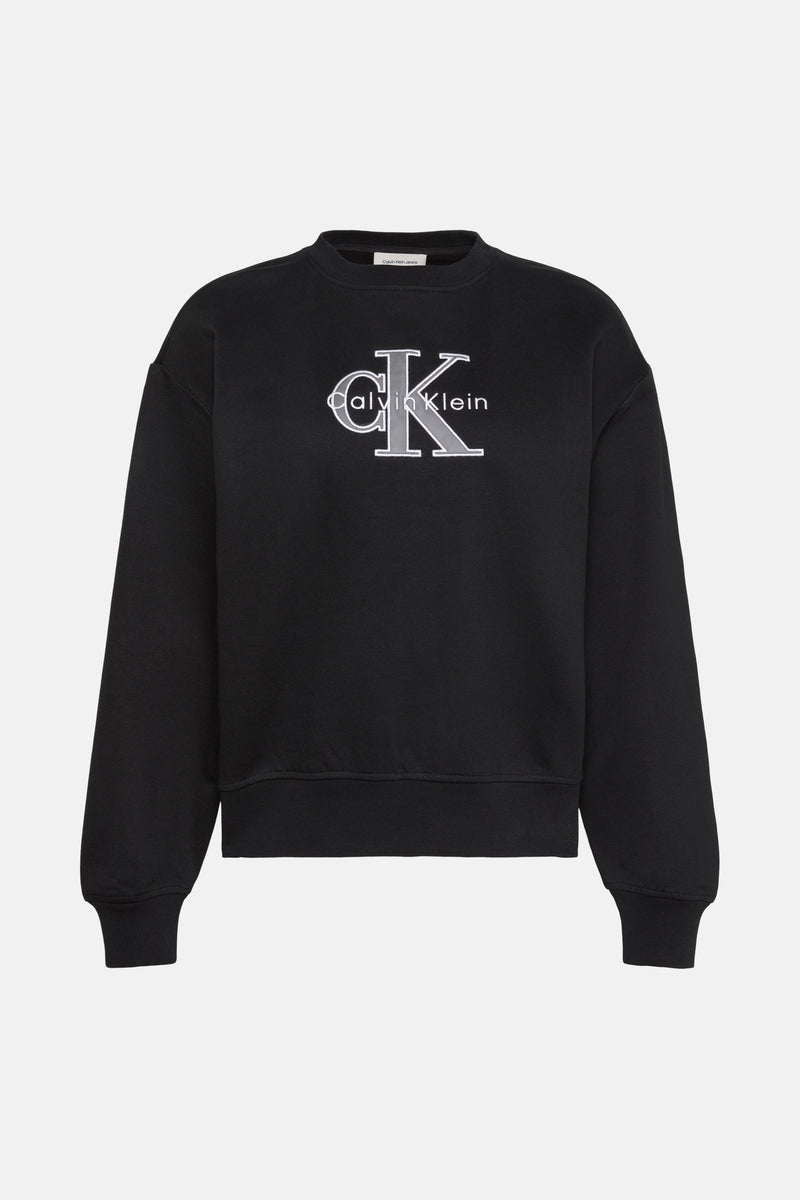 Sweater met ronde hals zwart - Calvin Klein