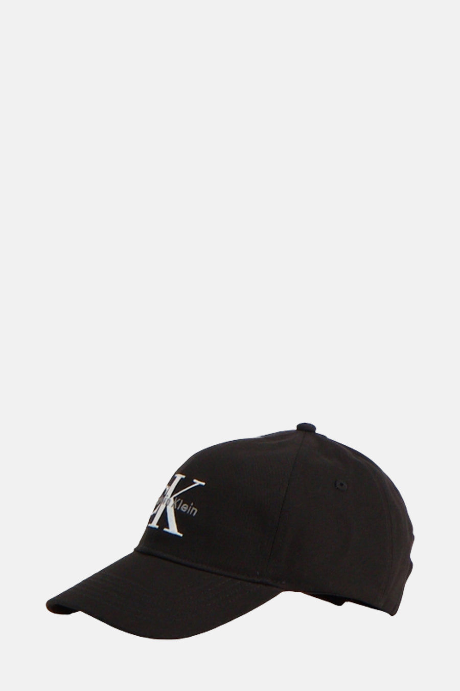 Casquette noire de Calvin Klein avec logo brodé sur le devant.