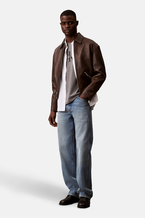 T-shirt (korte mouwen) grijs - Calvin Klein