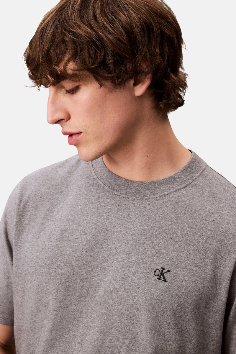 T-shirt met korte mouwen - grijs