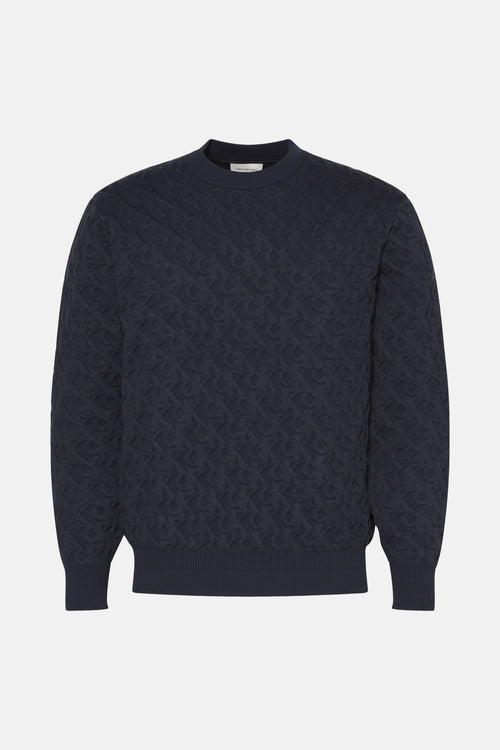 Sweater met ronde hals Blauw - Calvin Klein