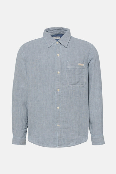 Hemd met lange mouwen - blauw