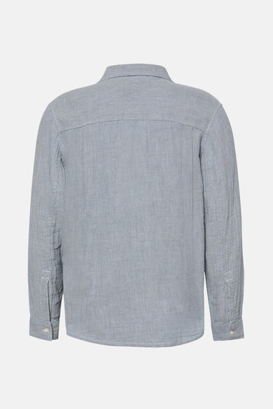 Hemd met lange mouwen - blauw