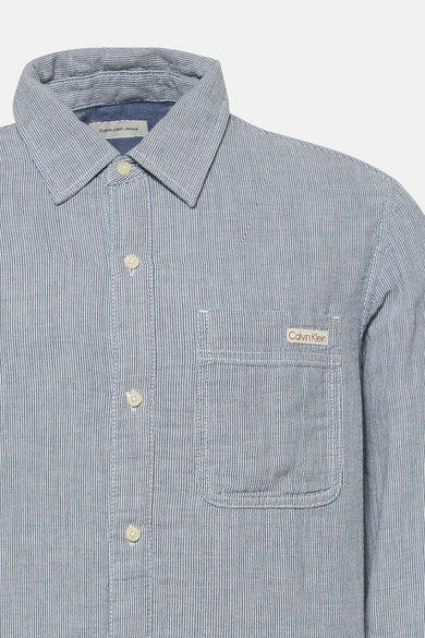 Hemd met lange mouwen - blauw