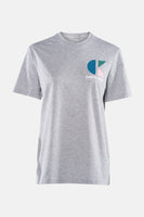 T-shirt met korte mouwen - grijs
