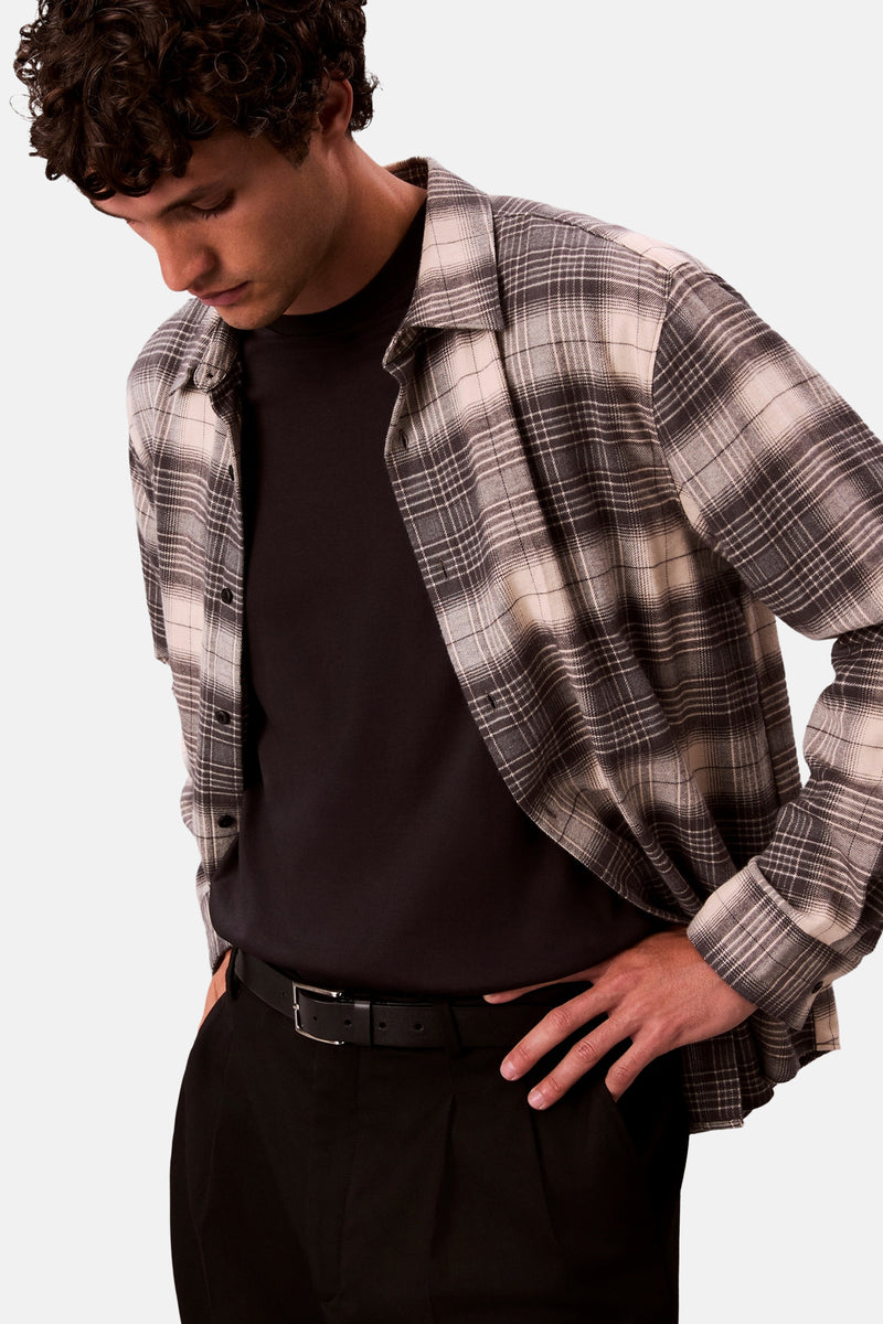 Hemd met lange mouwen - Grijs