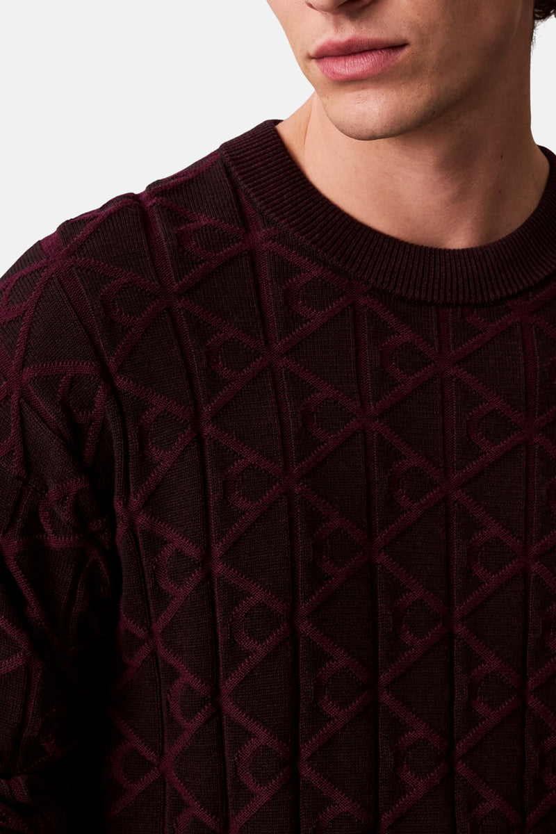 Sweater met ronde hals zwart - Calvin Klein