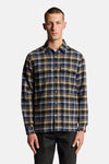 Chemise à manches longues multicolore de LYLE & SCOTT, à carreaux avec deux poches poitrine boutonnées.