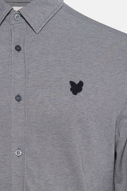 Hemd met lange mouwen - blauw