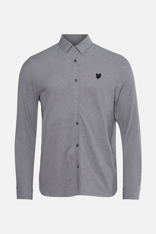 Hemd met lange mouwen - blauw