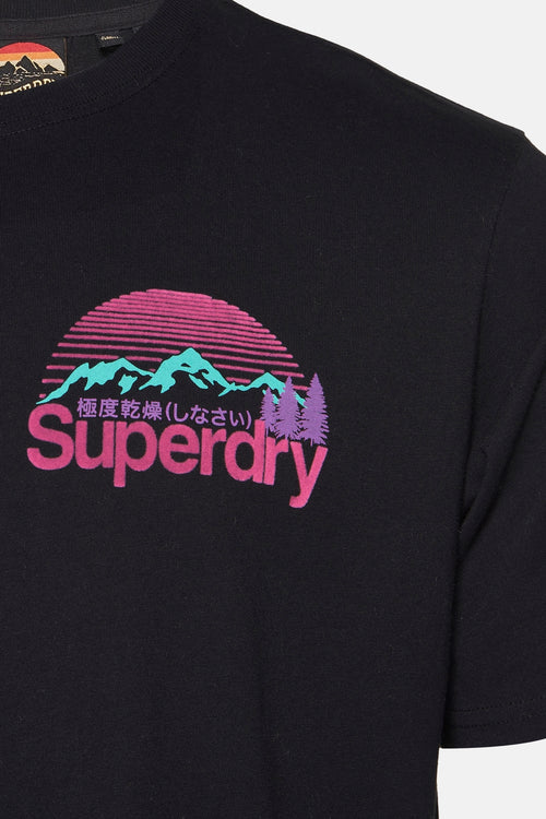 T-shirt (manches courtes) Noir - SUPERDRY