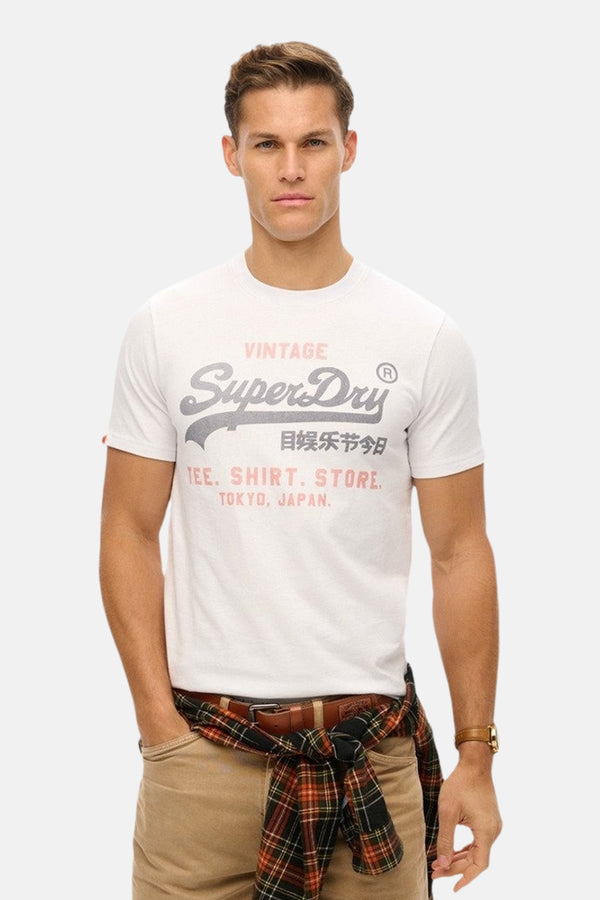 Sweat à capuche Blanc - SUPERDRY