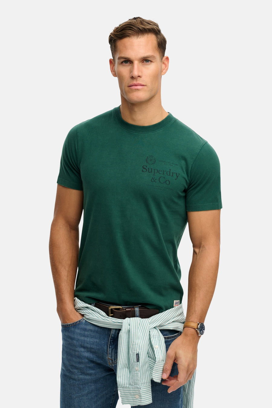 T-shirt (manches courtes) vert - SUPERDRY