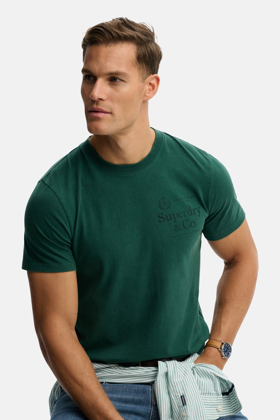 T-shirt (manches courtes) vert - SUPERDRY