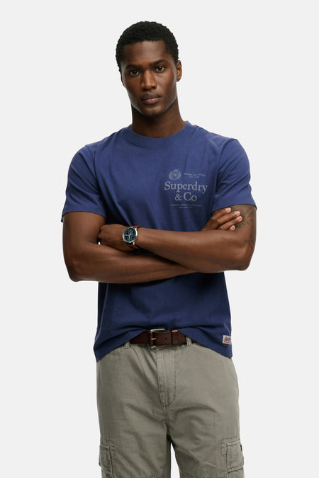 T-shirt met korte mouwen - blauw