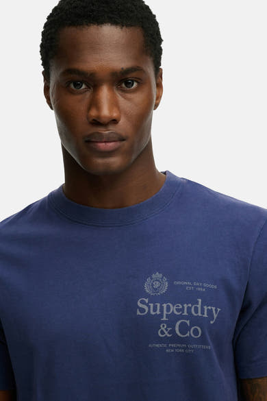 T-shirt met korte mouwen - hampton blue