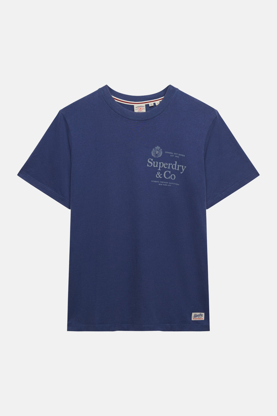 T-shirt met korte mouwen - hampton blue