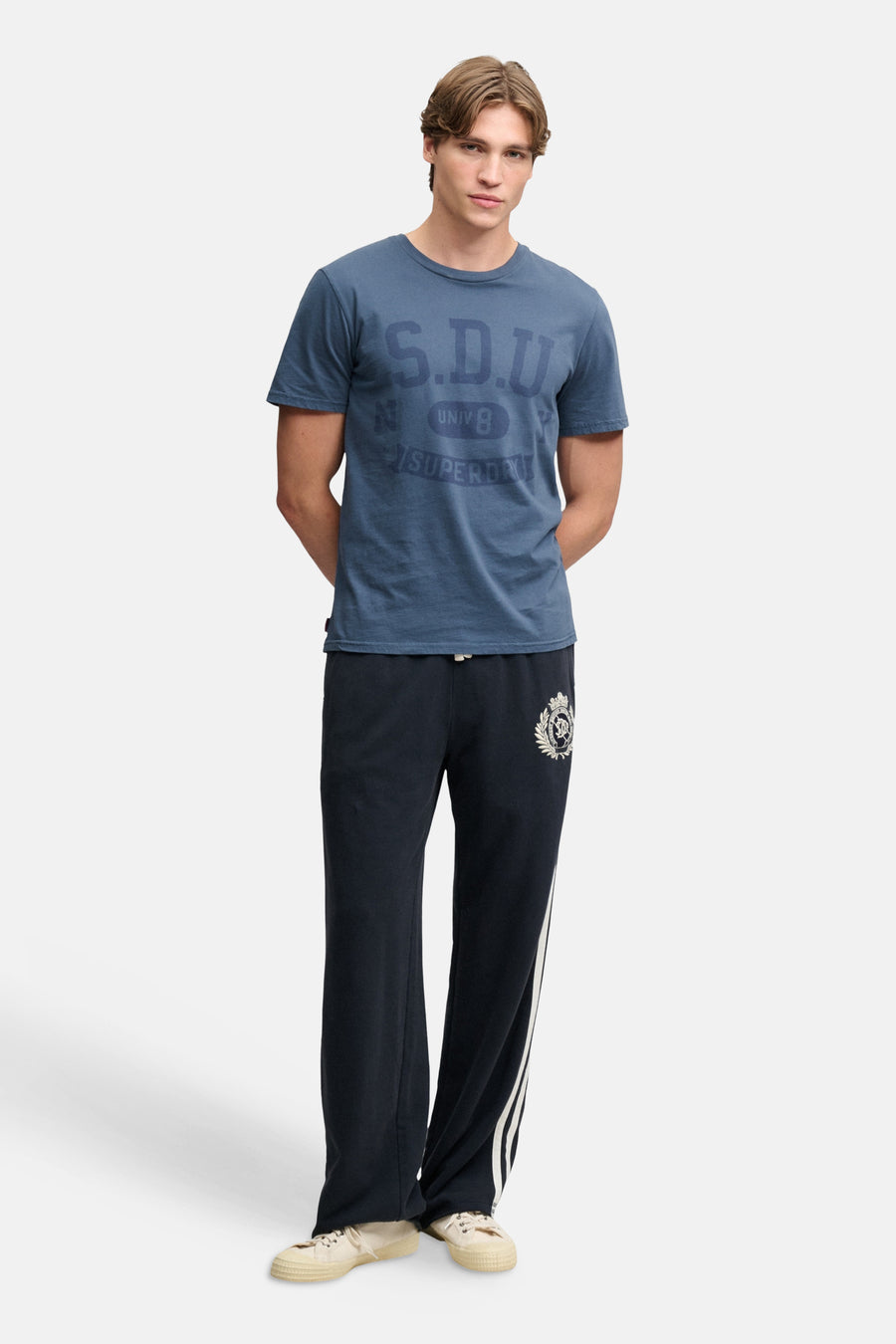 T-shirt (korte mouwen) blauw - SUPERDRY
