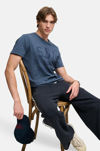 T-shirt (korte mouwen) blauw - SUPERDRY
