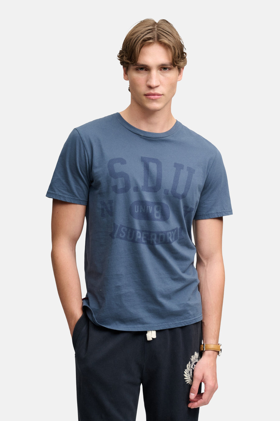 T-shirt (korte mouwen) blauw - SUPERDRY