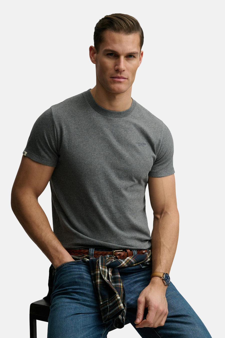 T-shirt à manches courtes - Gris