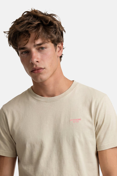 T-shirt (manches courtes) Écru - SUPERDRY