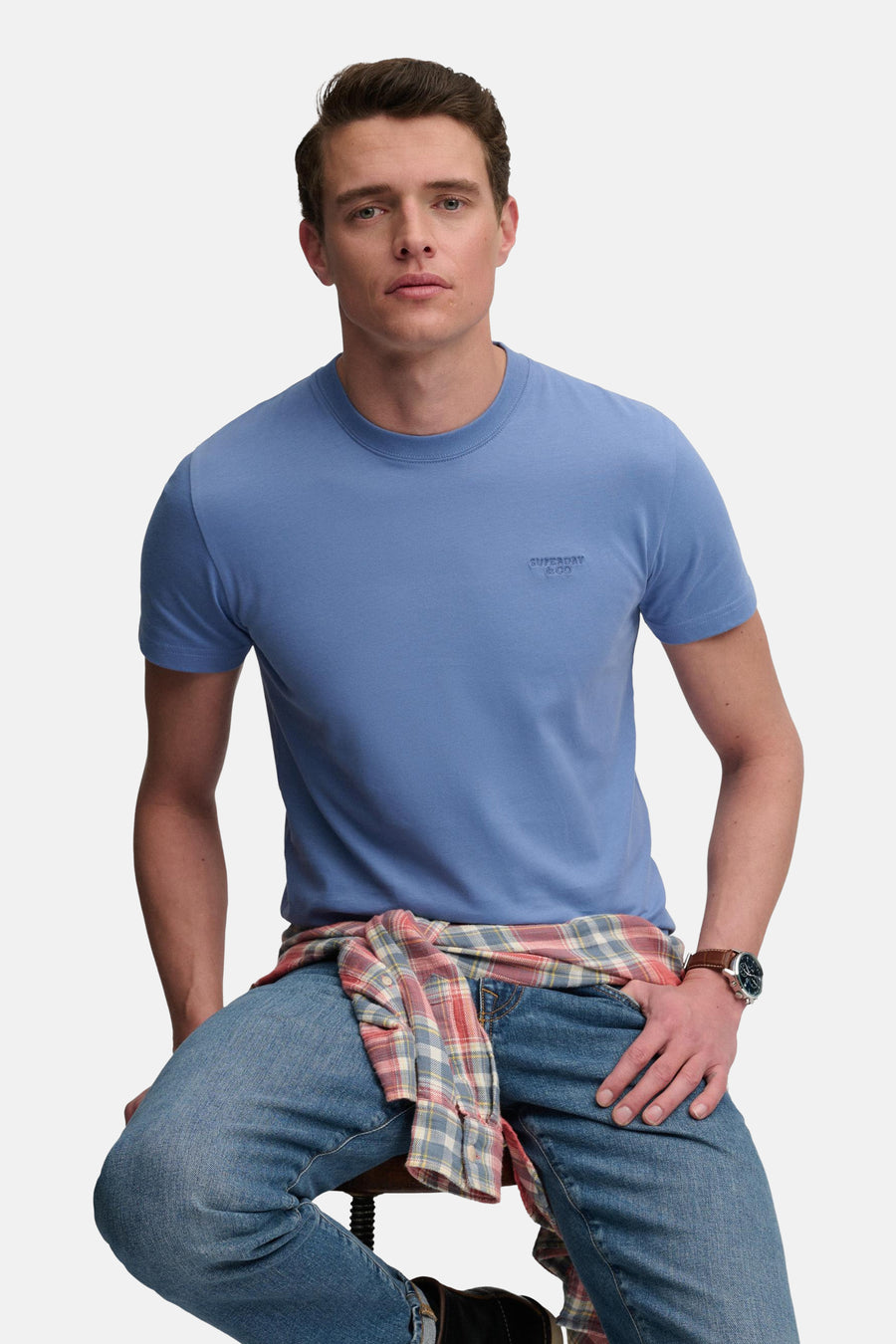 T-shirt (manches courtes) bleu - SUPERDRY