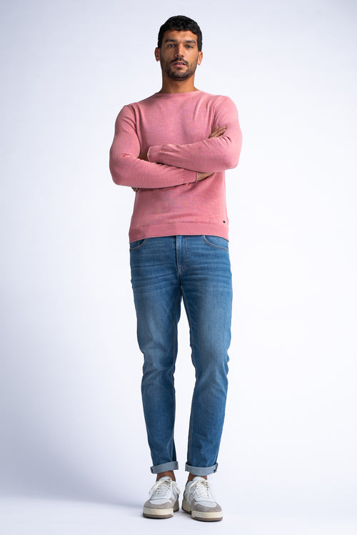 Pull col rond Rouge - Petrol Industries®