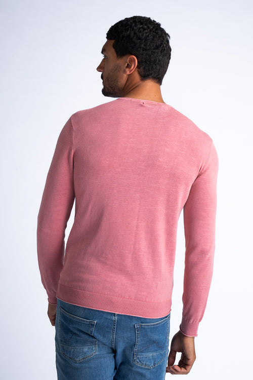 Pull col rond Rouge - Petrol Industries®