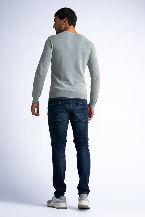 Pull col rond Vert - Petrol Industries®