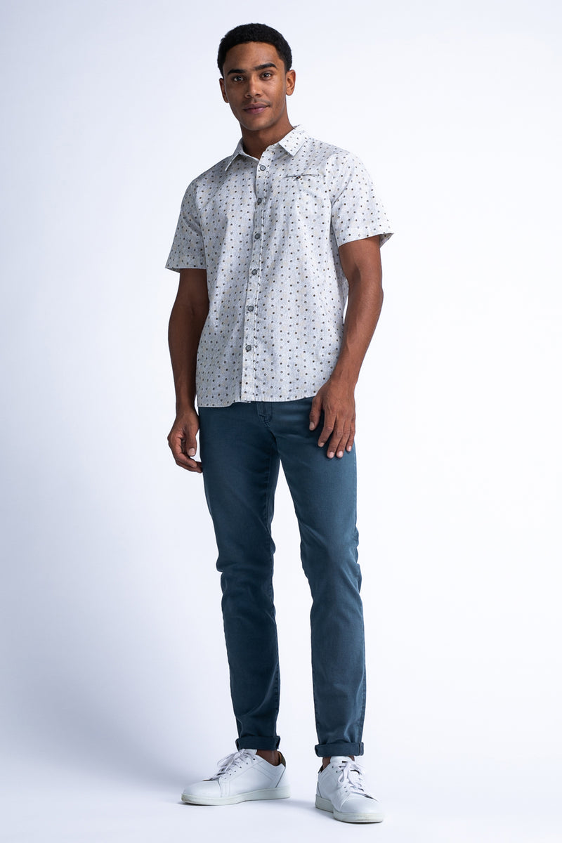 Men Shirt Short Sleeve AOP
