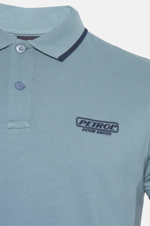 Heren tops polo korte mouw Bleu - Petrol Industries®