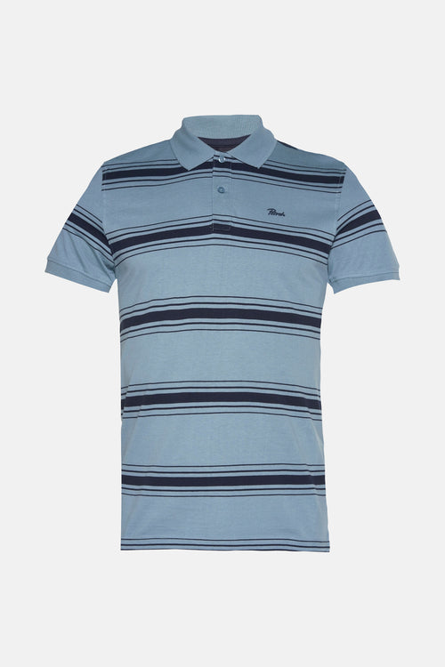 Heren tops polo korte mouw Bleu - Petrol Industries®
