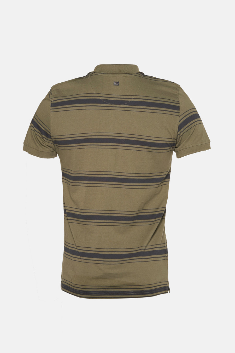 Gestreepte poloshirt met lange mouwen van Petrol Industries, achterzicht.