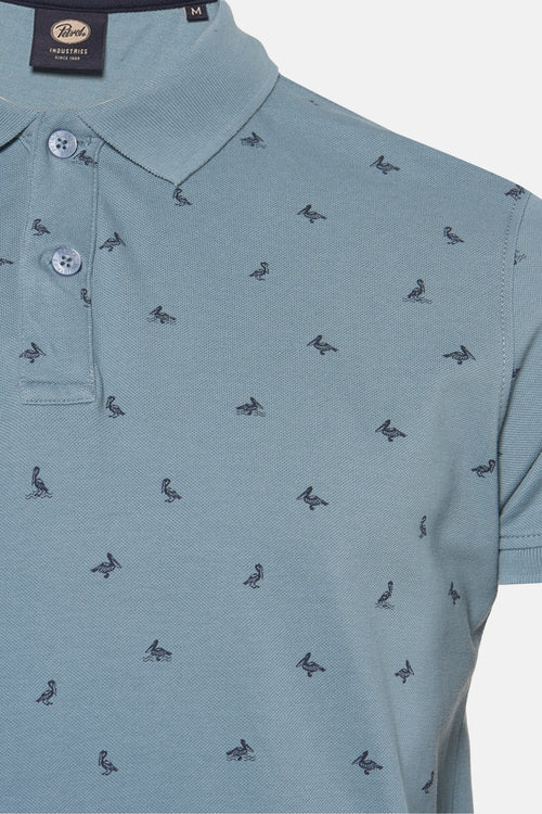 Heren tops polo korte mouw Bleu - Petrol Industries®
