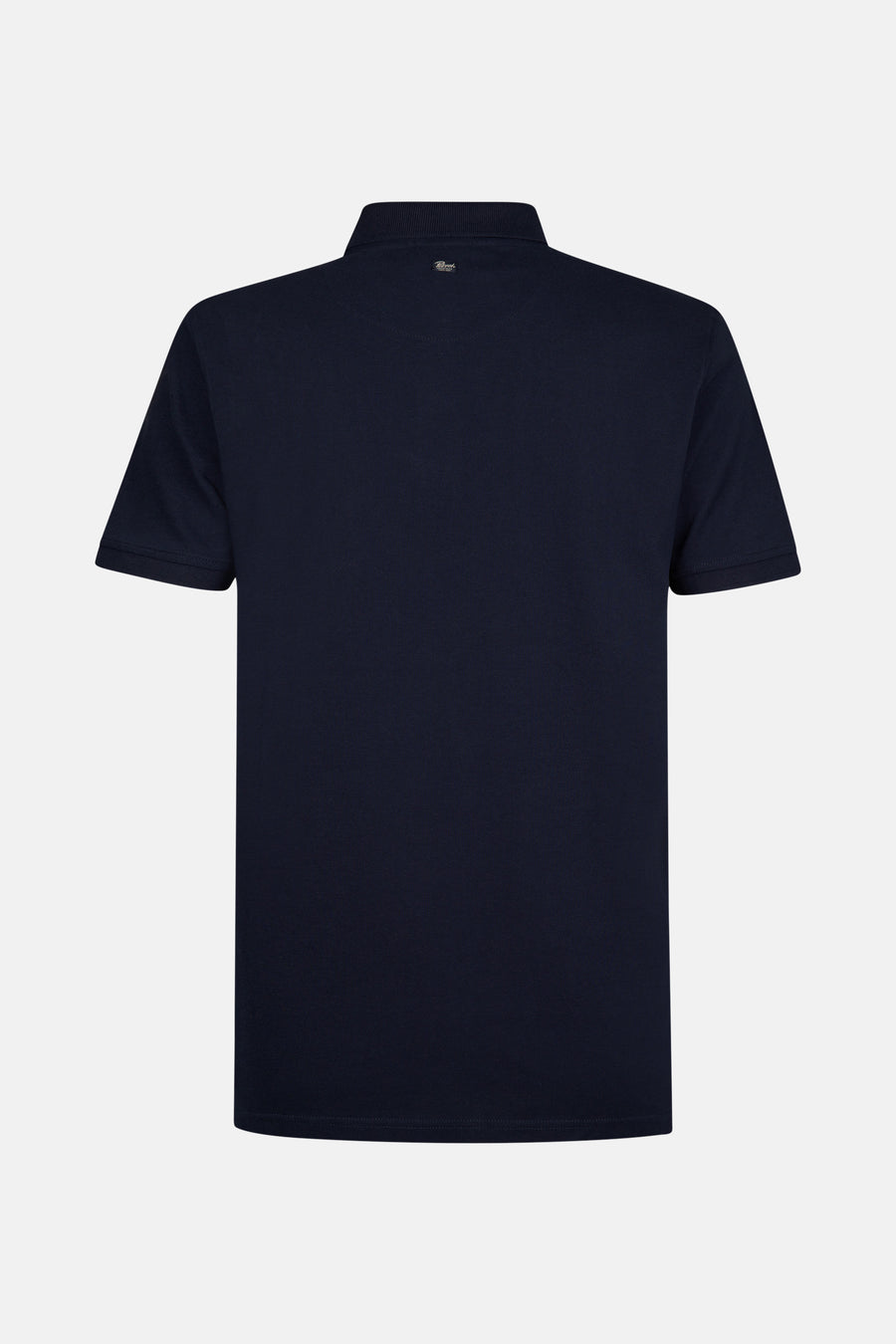 Polo met korte mouwen in donkerblauw van Petrol Industries, met een klassieke kraag en korte mouwen.