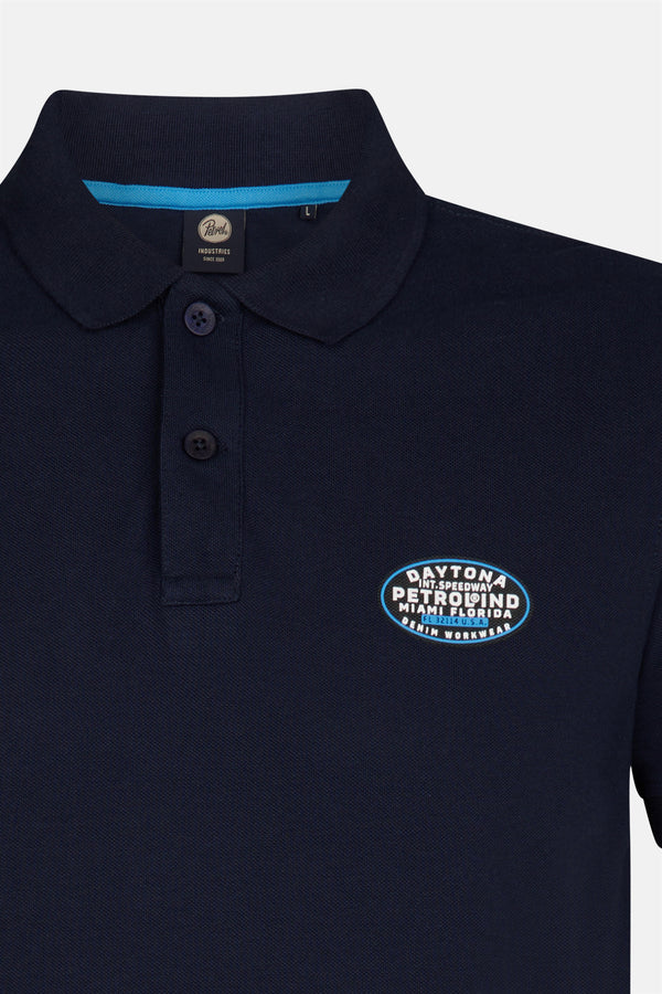 Polo Blauw - Petrol Industries®