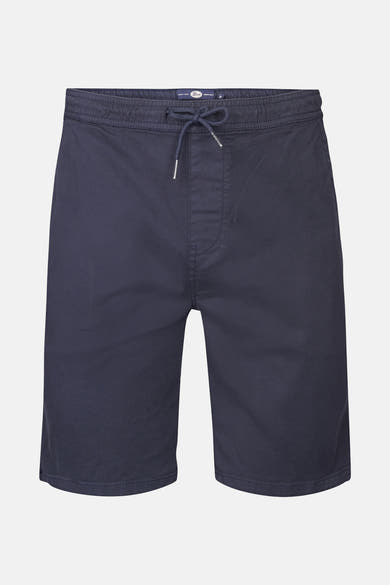 Korte blauwe short van Petrol Industries, met trekkoord in de taille.