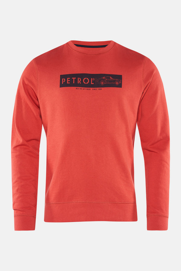 Sweat col rond Rouge - Petrol Industries®