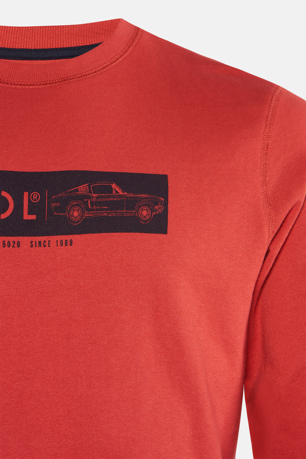 Sweat col rond Rouge - Petrol Industries®