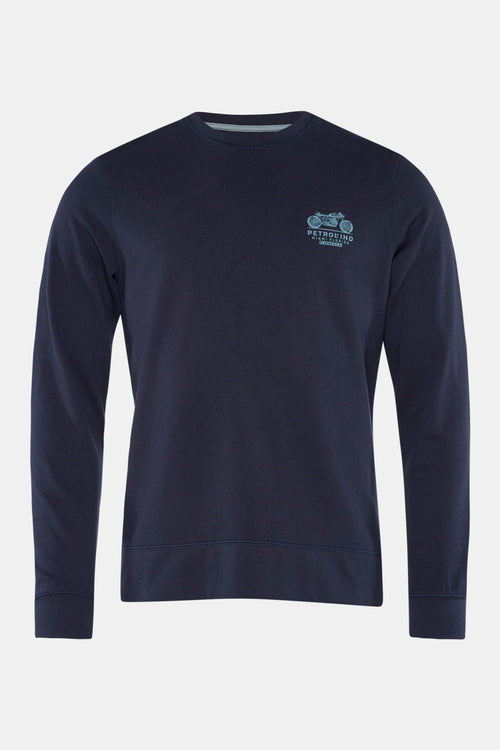 Sweat col rond Bleu - Petrol Industries®