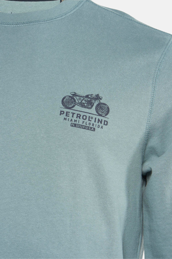 Sweat col rond Bleu - Petrol Industries®