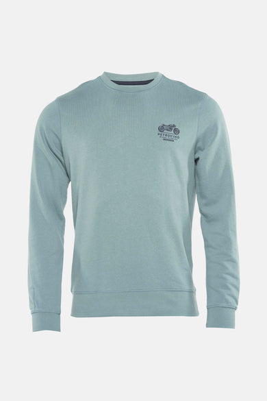 Men Sweater Round Neck Print