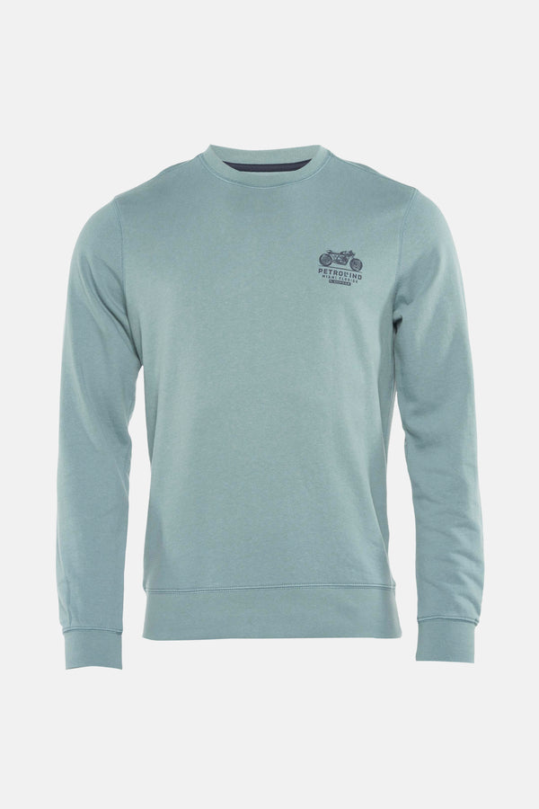 Sweat col rond Bleu - Petrol Industries®