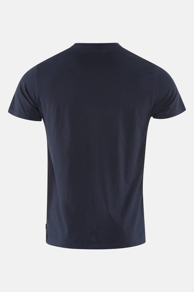 T-shirt met korte mouwen van Petrol Industries, blauw, gezien van achteren, in eenkijjer.