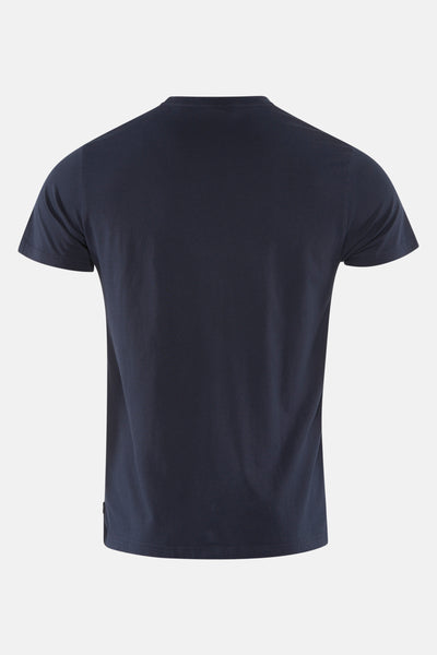 T-shirt met korte mouwen van Petrol Industries, blauw, gezien van achteren, in eenkijjer.