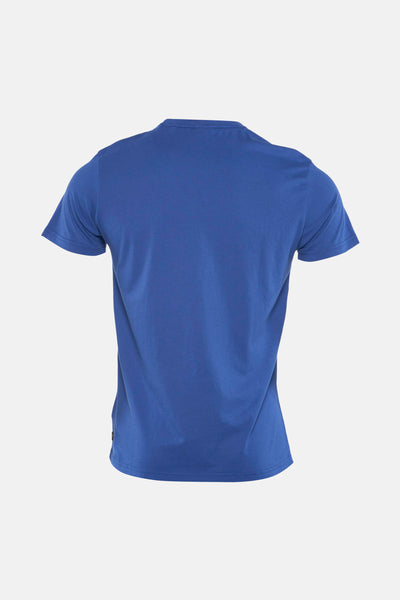 Blauw T-shirt met korte mouwen van Petrol Industries, achterkant.