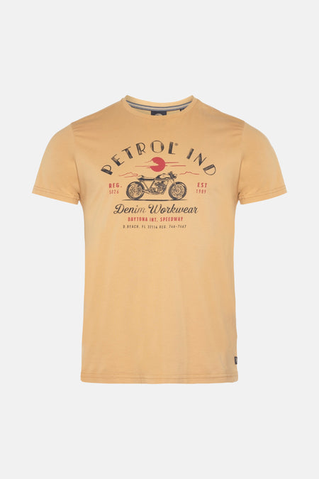 Geel shirt-shirt-shirt-shirt Pet Petrol Industries Industries Industries Industries vintage vintage vintage vintage en " "wear" slogan